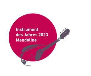 Jahr der Mandoline 2023 Logo Instrument des Jahres