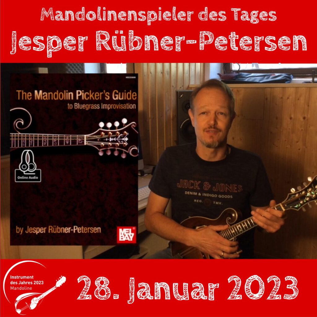Jesper Rübner-Petersen Mandolinenspieler des Tages Instrument des Jahres 2023