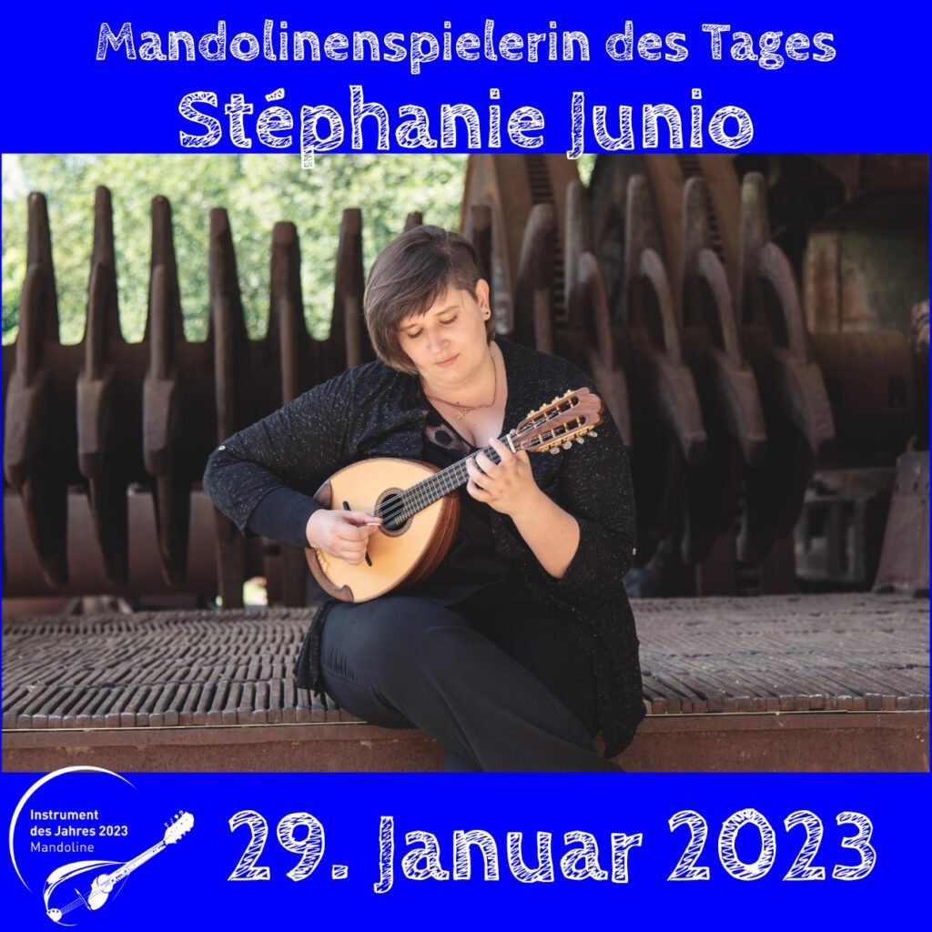 Stéphanie Junio Mandolinenspielerin des Tages Instrument des Jahres 2023