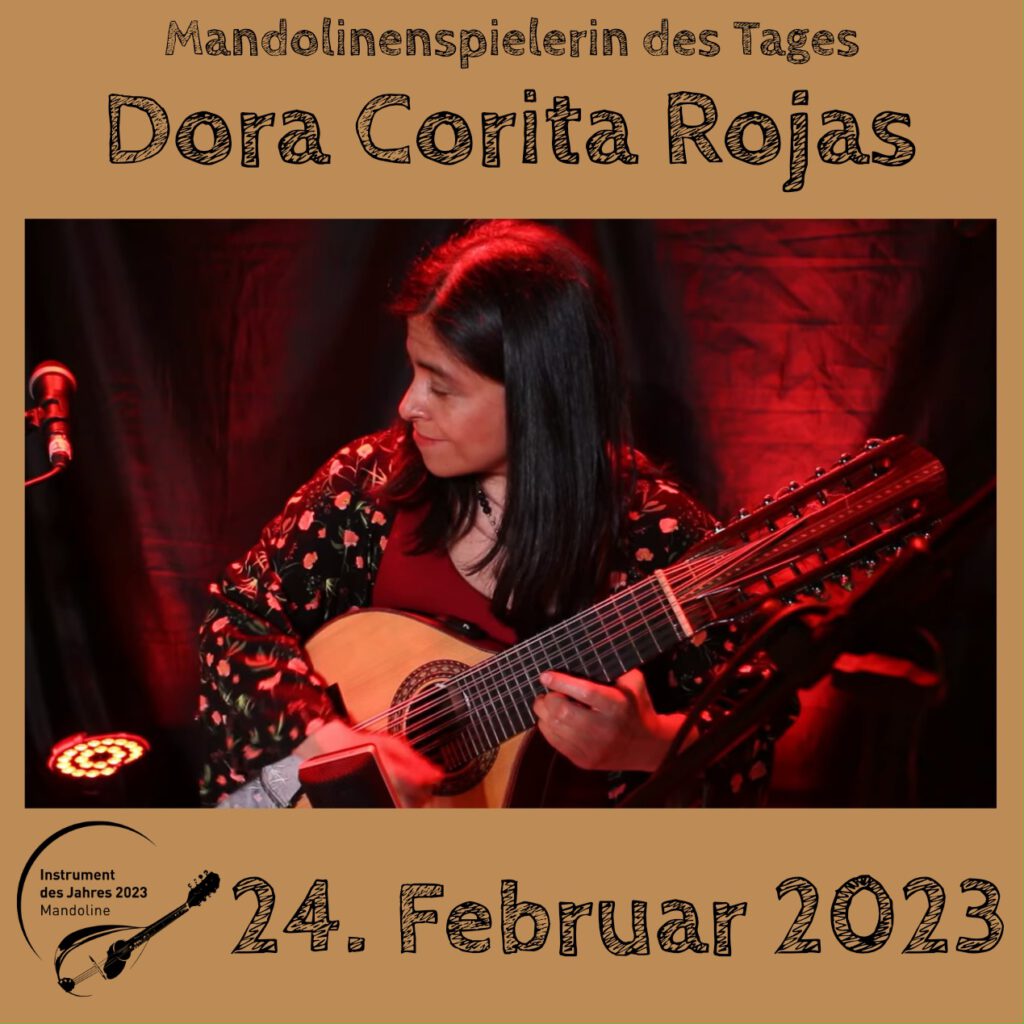 Dora Corita Rojas Mandolinenspieler des Tages Instrument des Jahres 2023