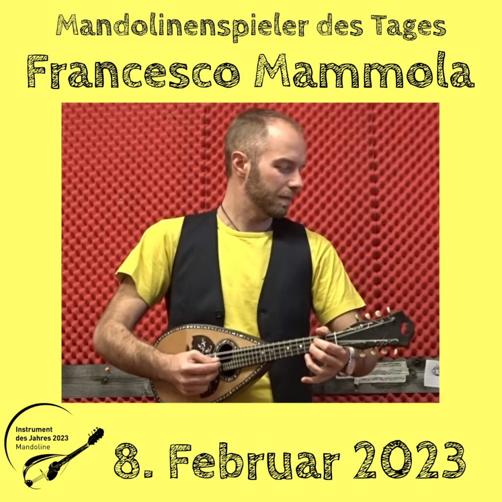 Francesco Mammola Mandolinenspielerin des Tages Instrument des Jahres 2023