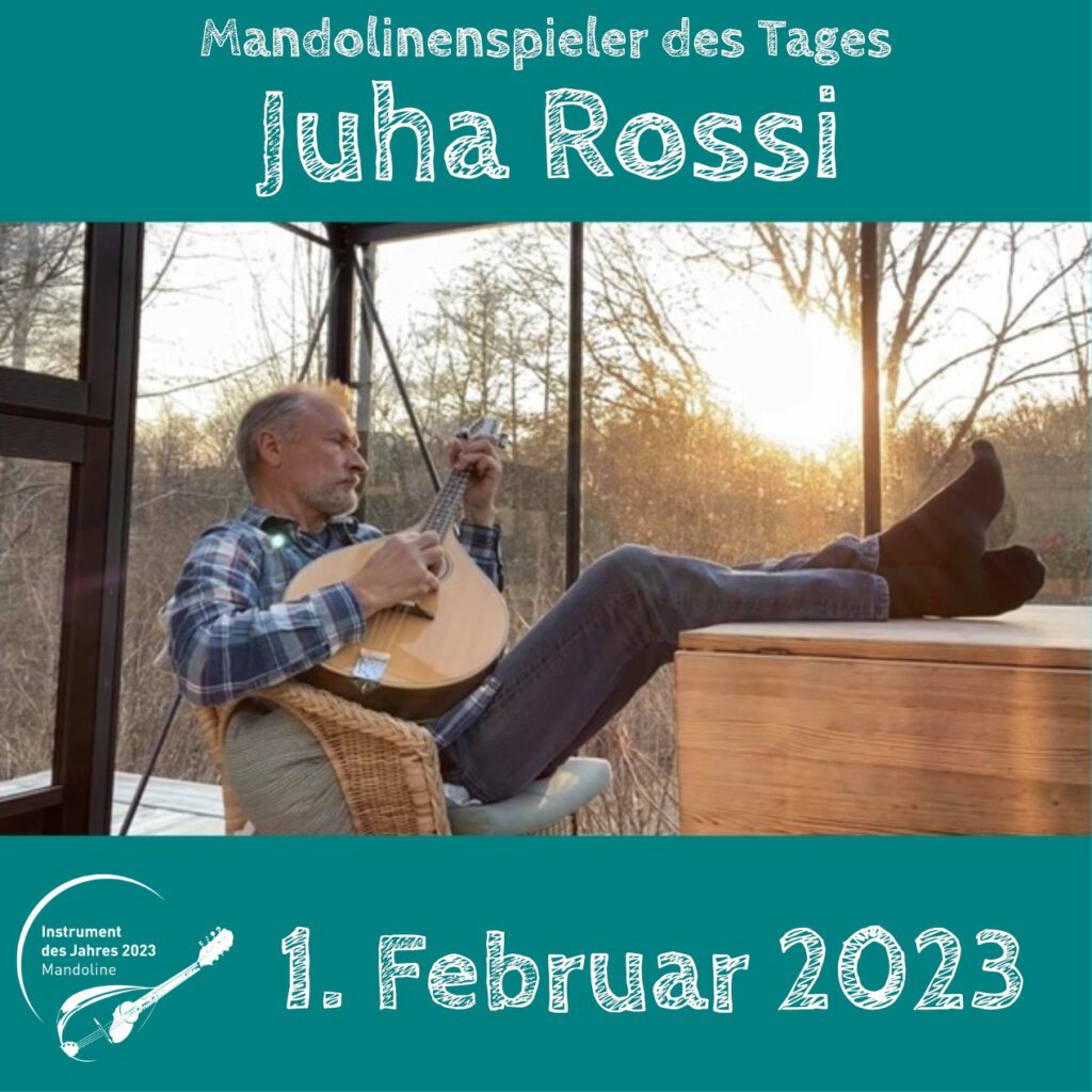 Juha Rossi Mandolinenspieler des Tages Instrument des Jahres 2023