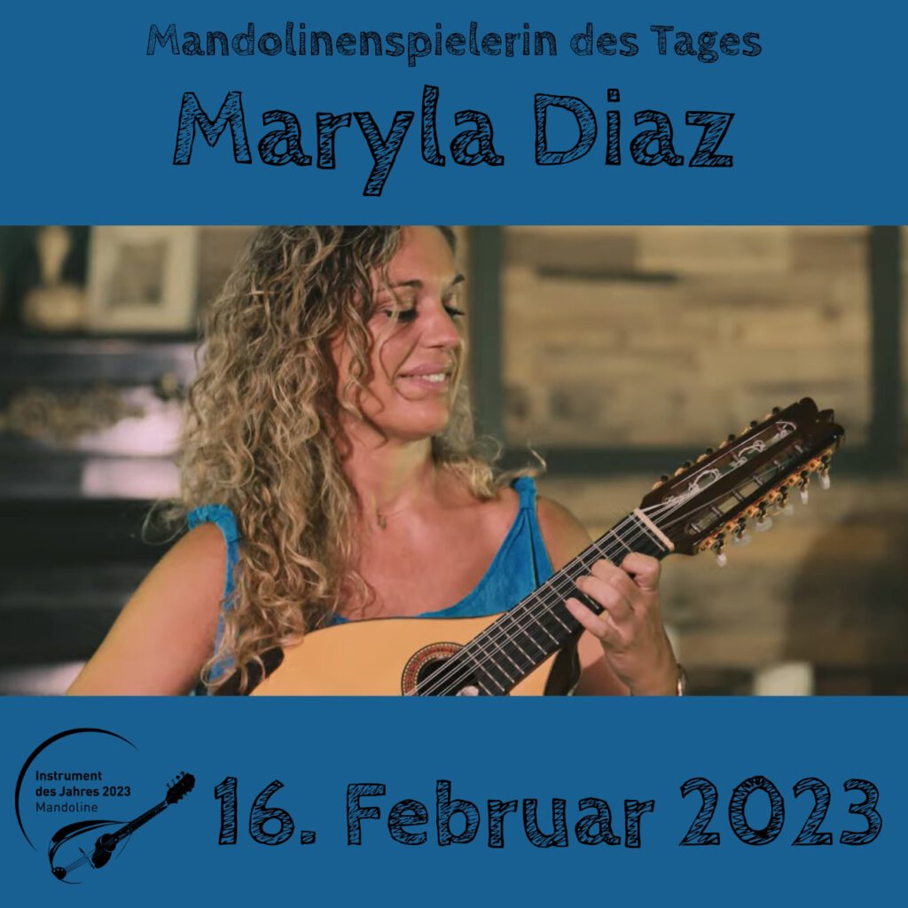 Maryla Diaz Mandolinenspieler des Tages Instrument des Jahres 2023