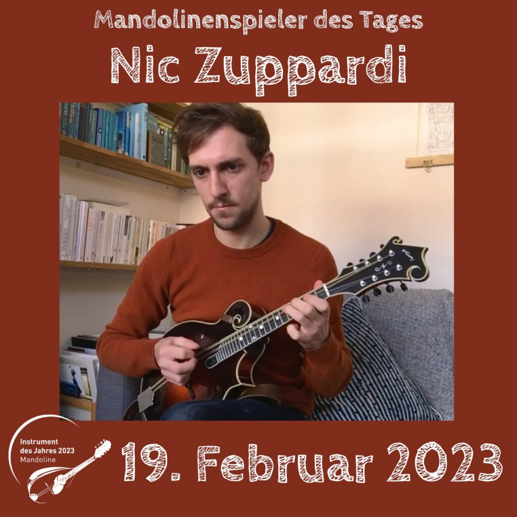Nic Zuppardi Mandolinenspieler des Tages Instrument des Jahres 2023