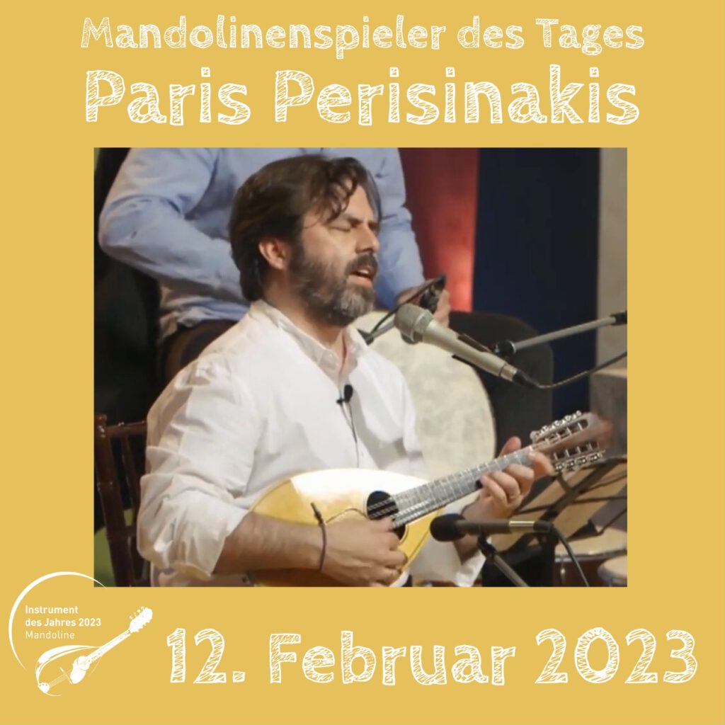 Paris Perisinakis Mandolinenspielerin des Tages Instrument des Jahres 2023