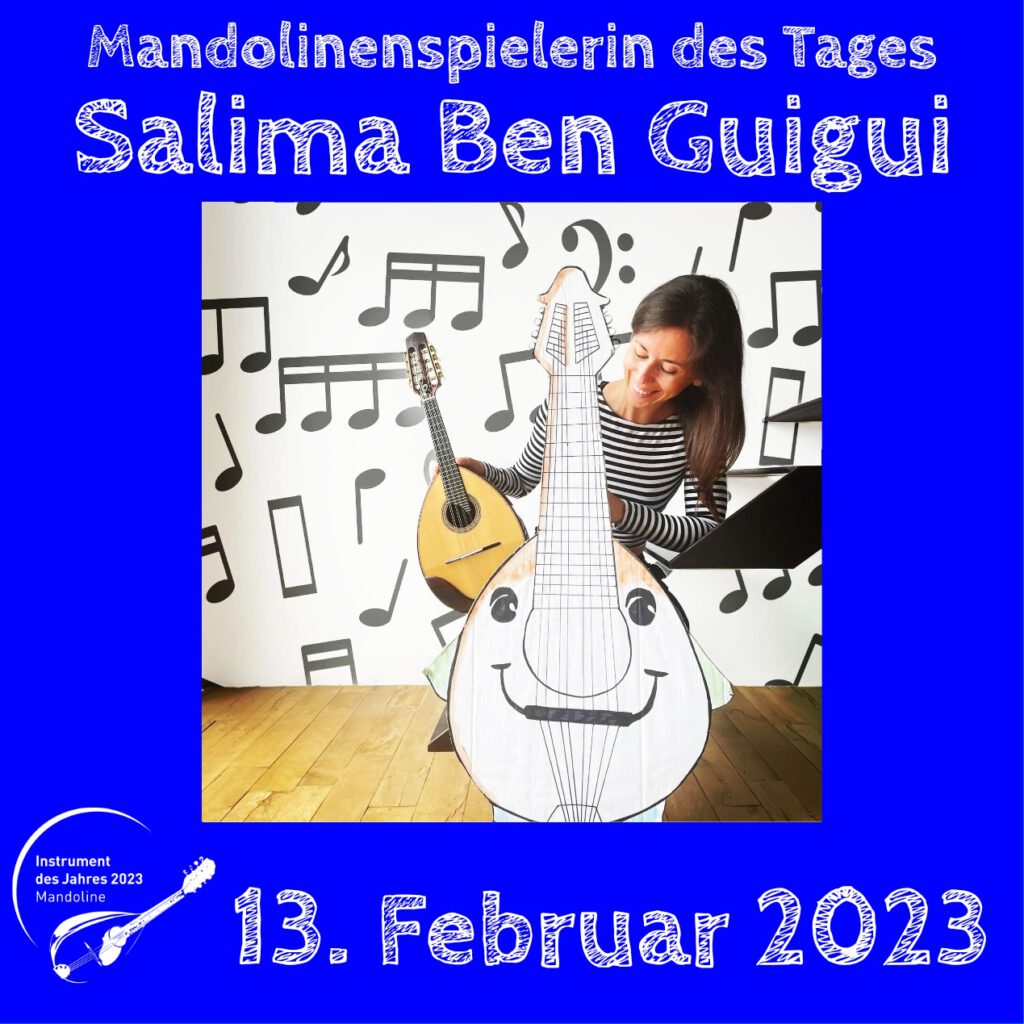 Salima Ben Guigui Mandolinenspielerin des Tages Instrument des Jahres 2023