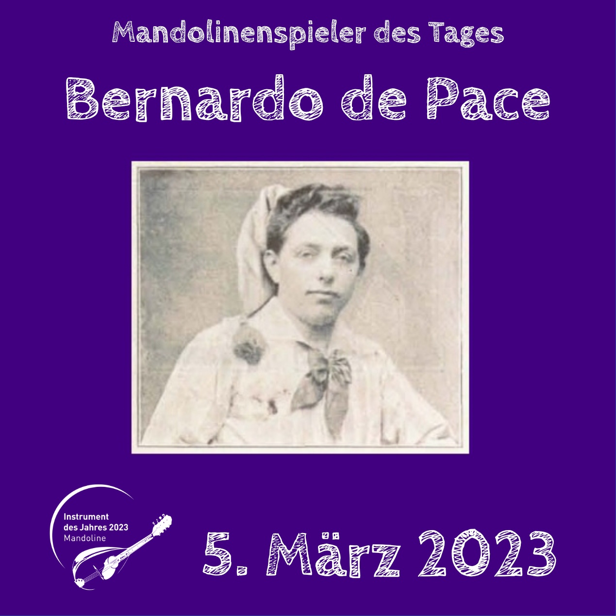 You are currently viewing 5. März – Bernardo de Pace