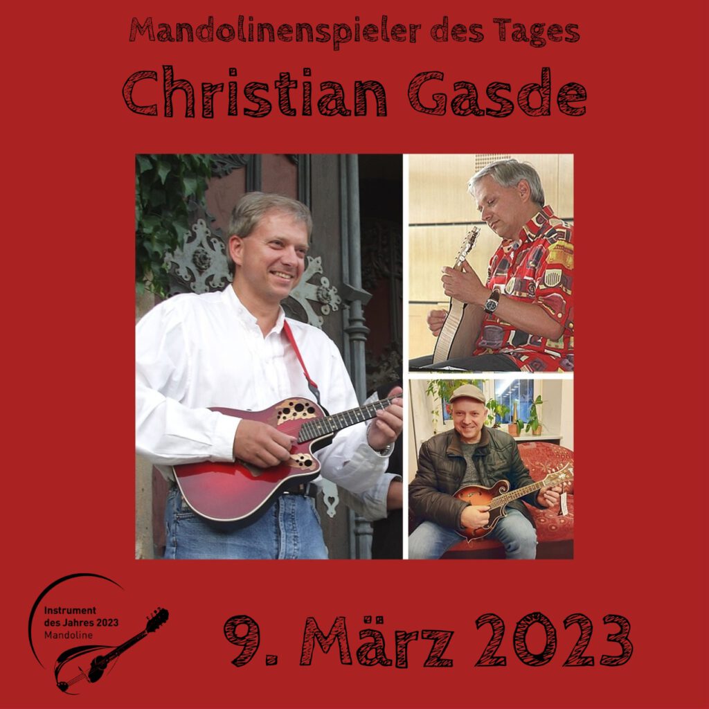 Christian Gasde Mandolinenspielerin des Tages Instrument des Jahres 2023