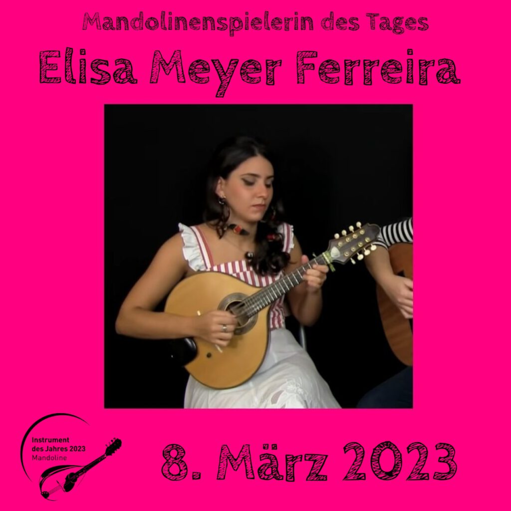 Elisa Meyer Ferreira Mandolinenspielerin des Tages Instrument des Jahres 2023