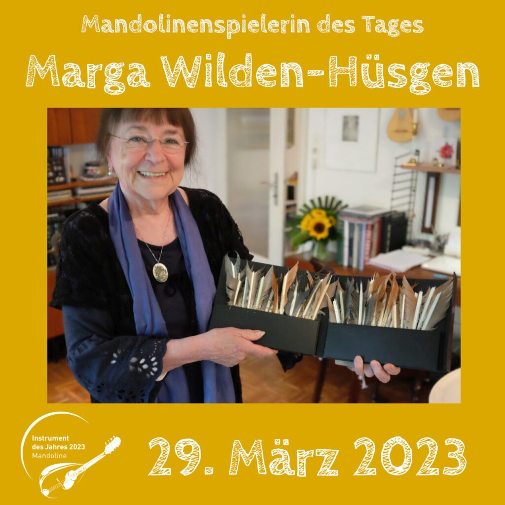 Marga Wilden-Hüsgen Mandolinenspielerin des Tages Instrument des Jahres 2023