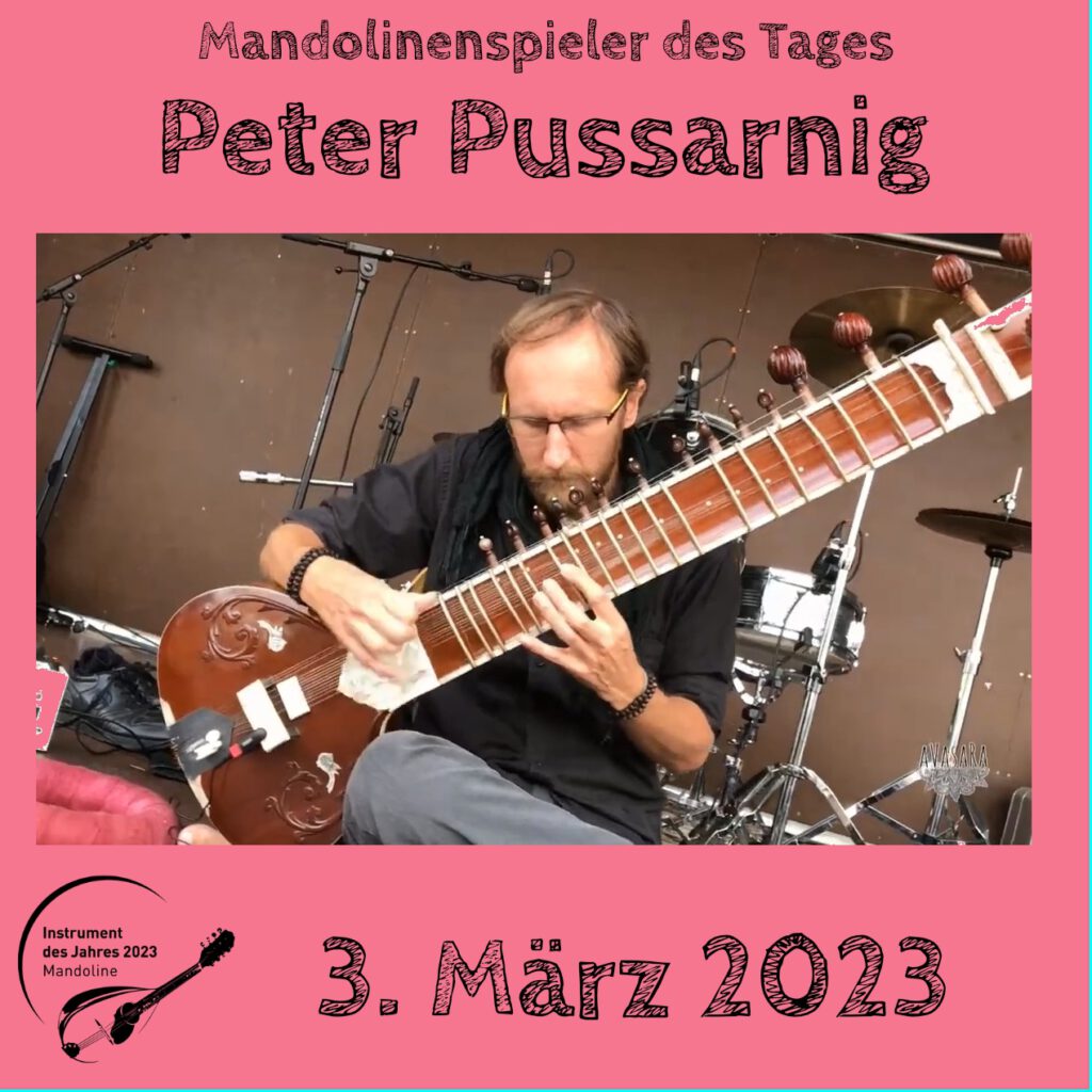 Peter Pussarnig Mandolinenspieler des Tages Instrument des Jahres 2023