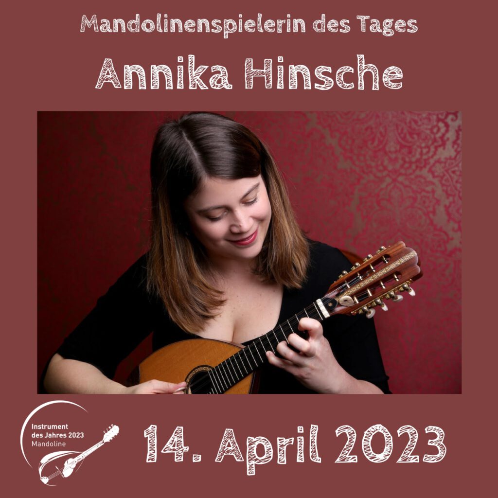 Annika Hinsche Mandolinenspielerin Mandolinenspieler des Tages Instrument des Jahres 2023
