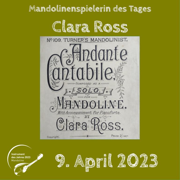 Read more about the article 9. April – Clara Ross