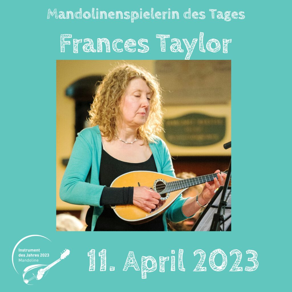 Frances Taylor Mandolinenspielerin Mandolinenspieler des Tages Instrument des Jahres 2023