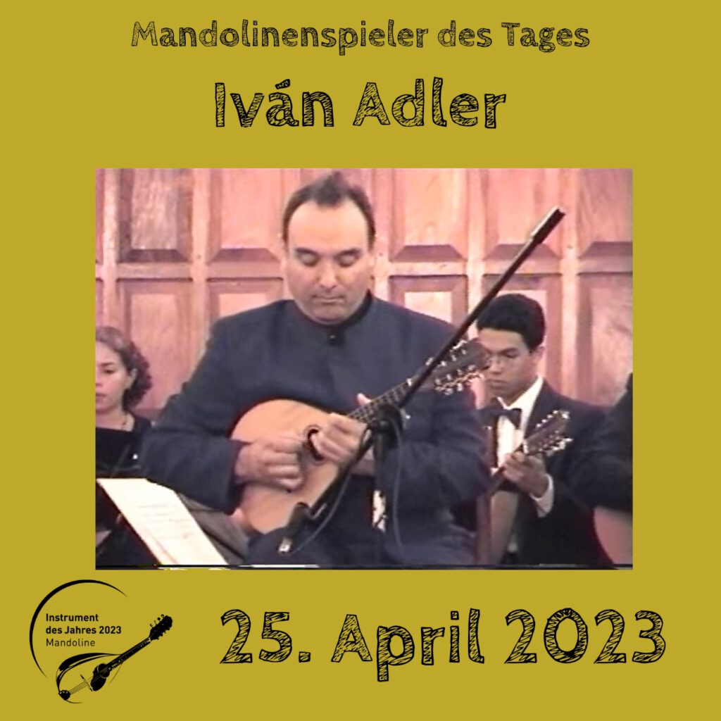 Iván Adler Mandolinenspielerin Mandolinenspieler des Tages Instrument des Jahres 2023