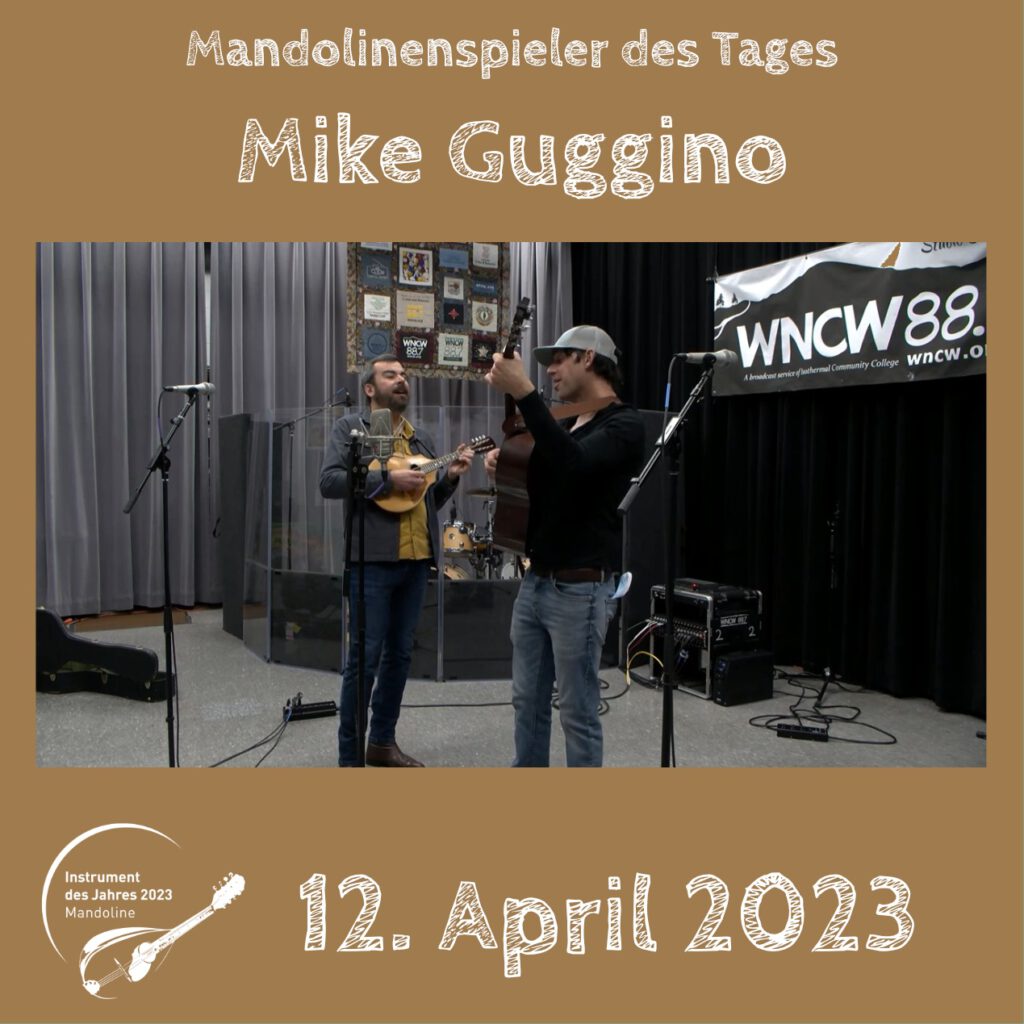 Mike Guggino Mandolinenspielerin Mandolinenspieler des Tages Instrument des Jahres 2023