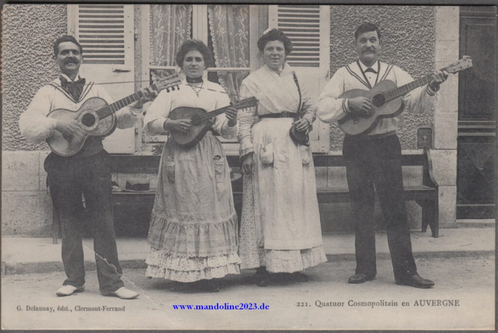 Alte Postkarte 1905 Quatuor Cosmopolitain Quartett