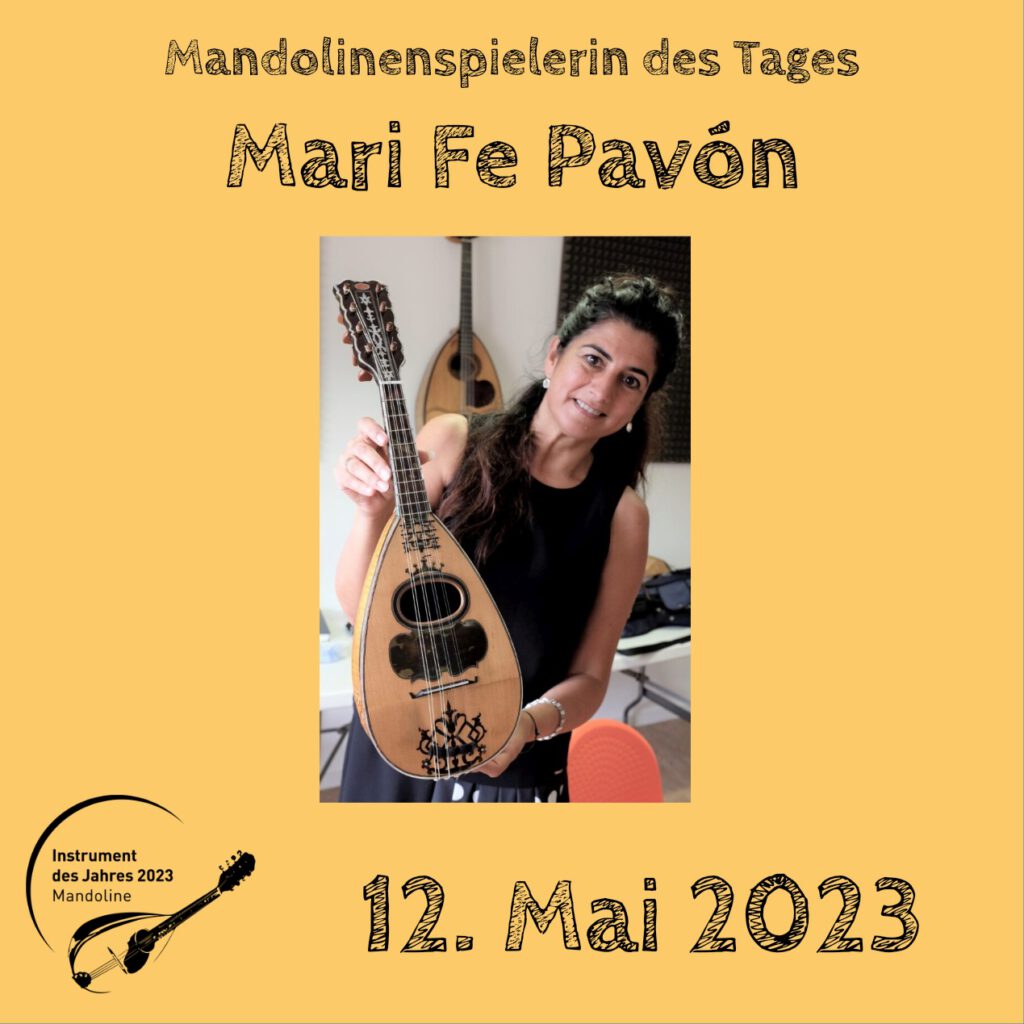 Mari Fe Pavón Mandolinenspielerin Mandolinenspieler des Tages Instrument des Jahres 2023