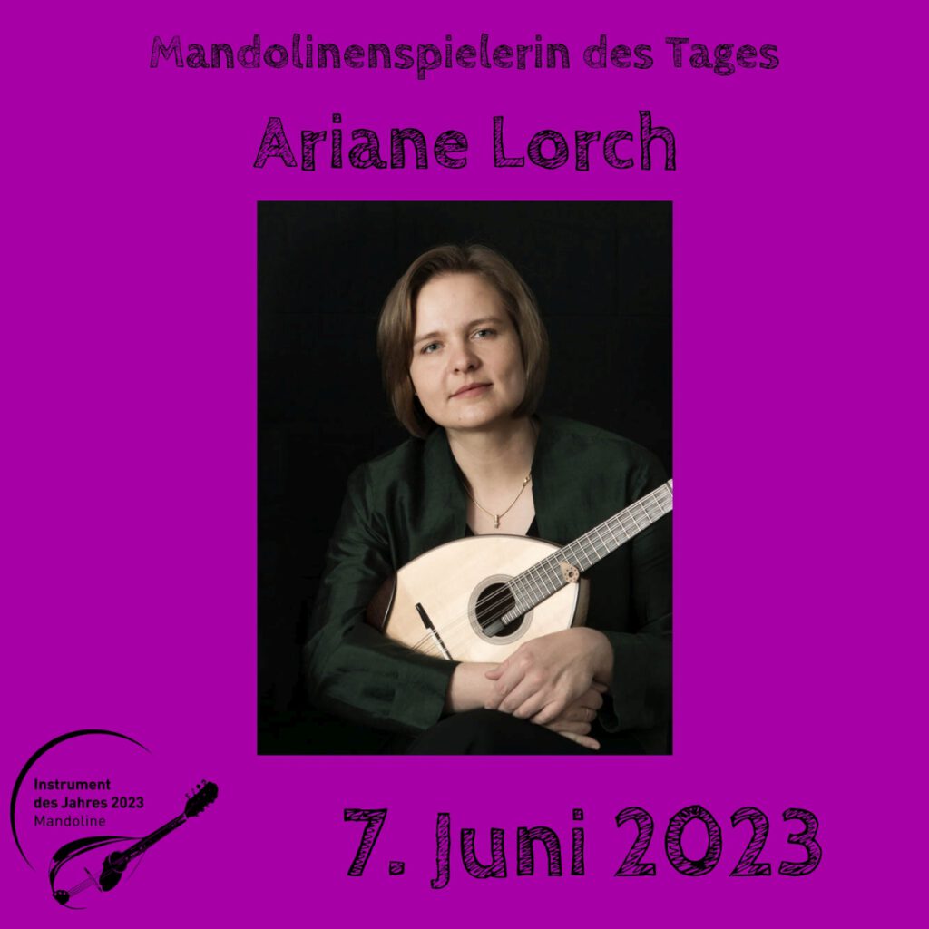 Ariane Lorch Mandolinenspielerin Mandolinenspieler des Tages Instrument des Jahres 2023