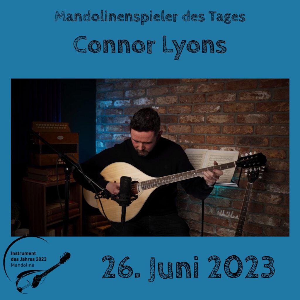 Connor Lyons Mandolinenspielerin Mandolinenspieler des Tages Instrument des Jahres 2023