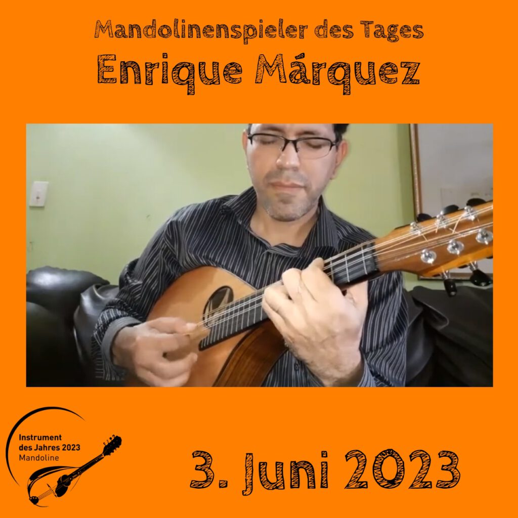 Enrique Martinez Mandolinenspielerin Mandolinenspieler des Tages Instrument des Jahres 2023