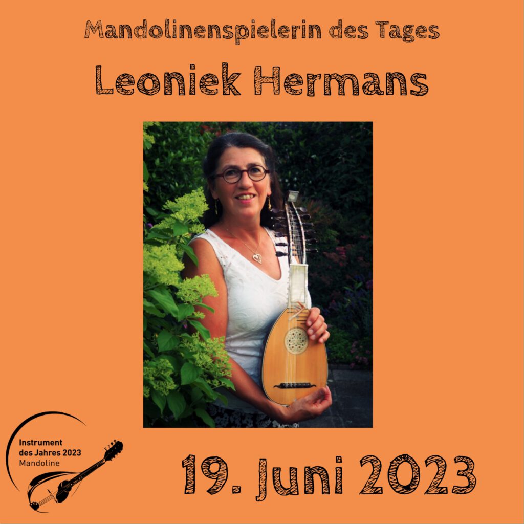 Leoniek Hermans Mandolinenspielerin Mandolinenspieler des Tages Instrument des Jahres 2023