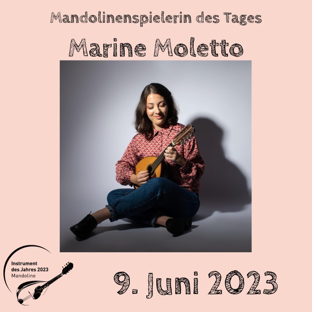 Marine Moletto Mandolinenspielerin Mandolinenspieler des Tages Instrument des Jahres 2023