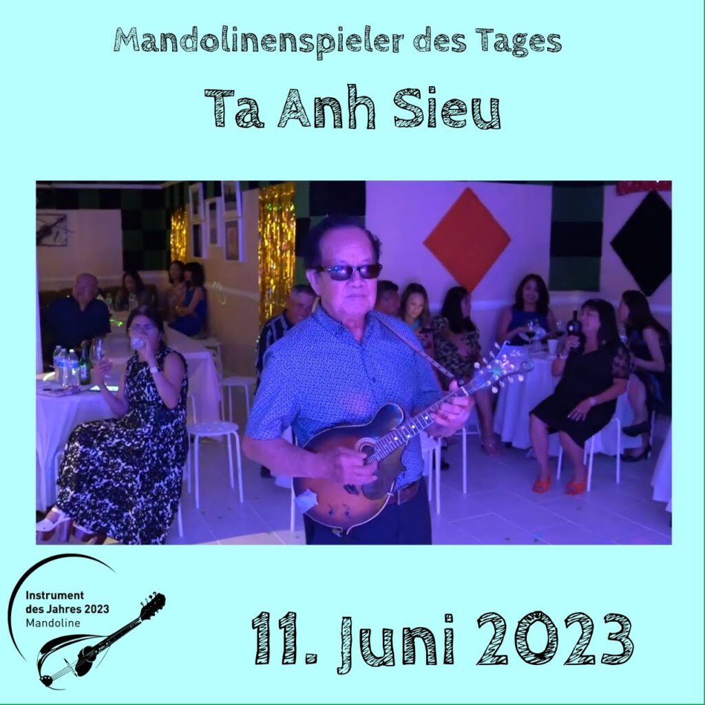 Ta Anh Sieu Mandolinenspielerin Mandolinenspieler des Tages Instrument des Jahres 2023