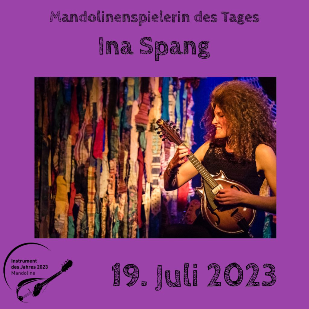 Ina Spang Mandolinenspielerin Mandolinenspieler des Tages Instrument des Jahres 2023