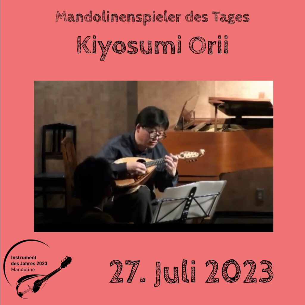 Kiyosumi Orii Mandolinenspielerin Mandolinenspieler des Tages Instrument des Jahres 2023