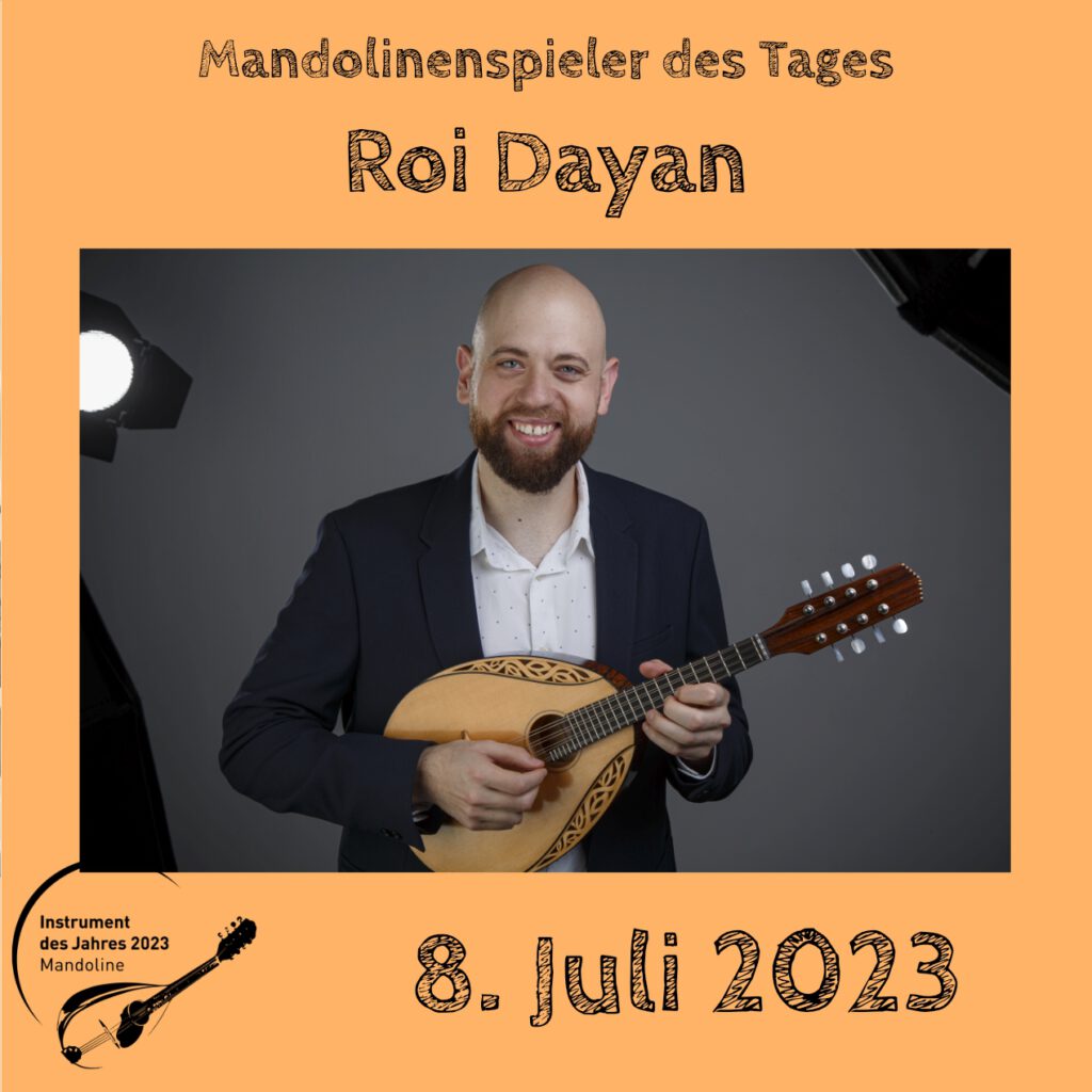 Roi Dayan Mandolinenspielerin Mandolinenspieler des Tages Instrument des Jahres 2023