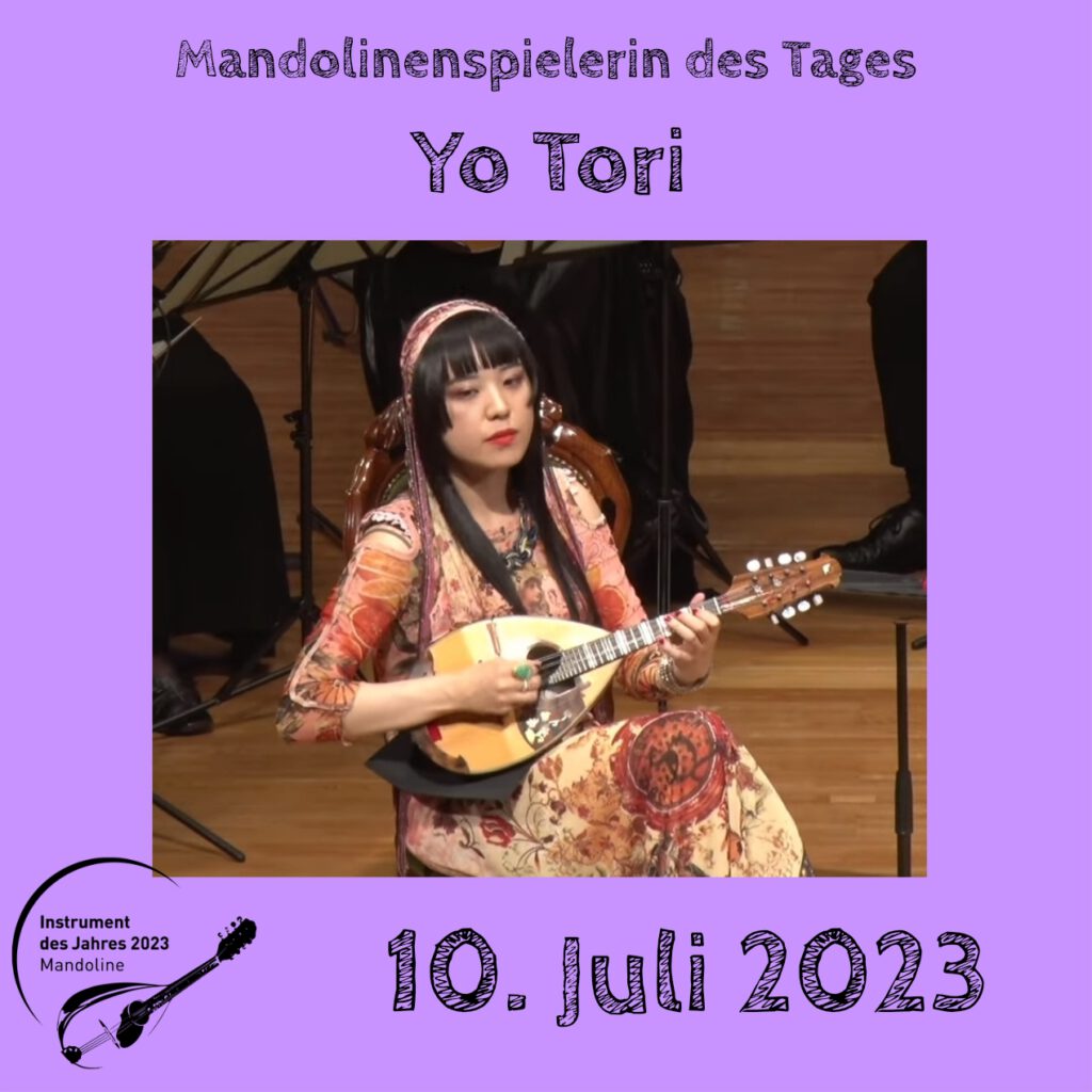Yo Tori Mandolinenspielerin Mandolinenspieler des Tages Instrument des Jahres 2023