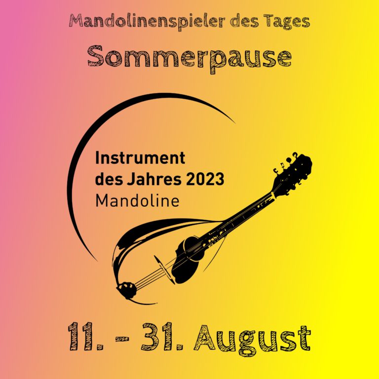 Read more about the article Sommerpause – 11. – 31. August