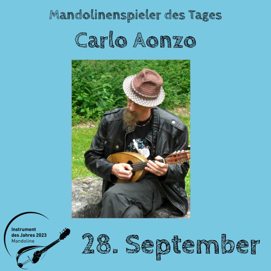 Carlo Aonzo Mandolinenspielerin Mandolinenspieler des Tages Instrument des Jahres 2023