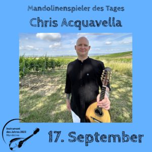 Read more about the article 17. September – Chris Acquavella