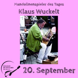 Read more about the article 20. September – Klaus Wuckelt