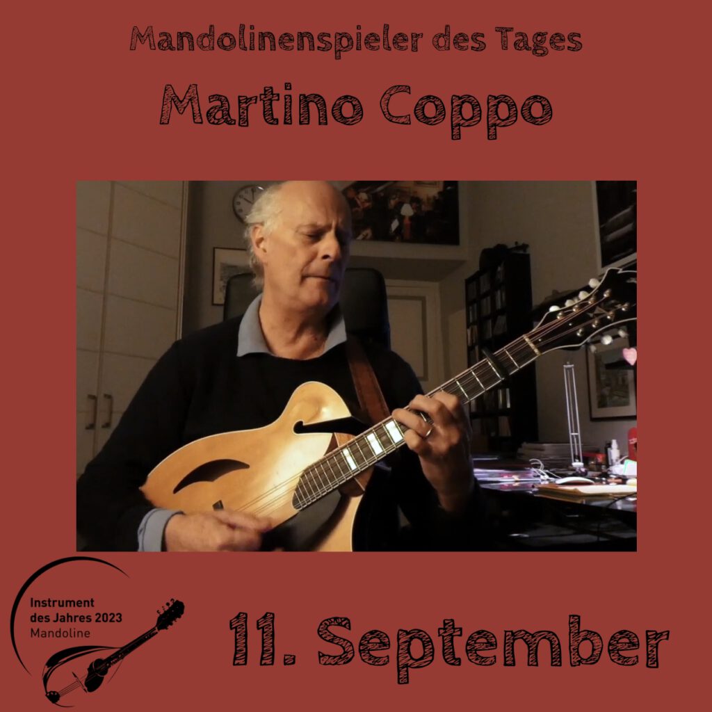 Martino Coppo Mandolinenspielerin Mandolinenspieler des Tages Instrument des Jahres 2023