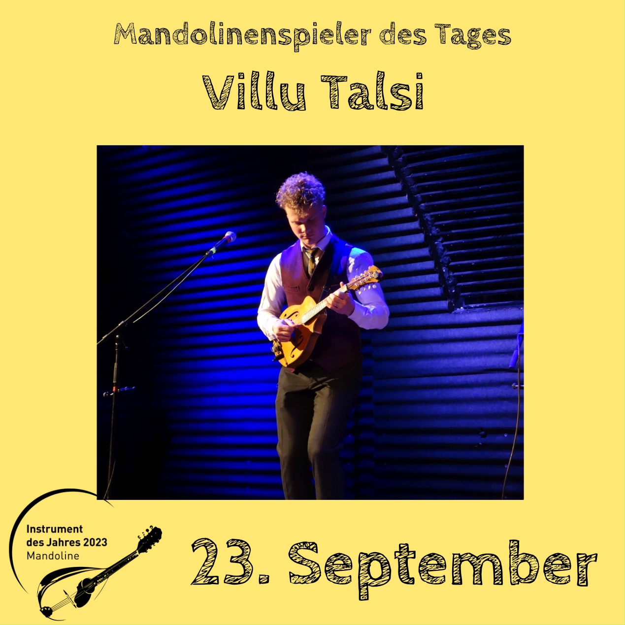 You are currently viewing 23. September – Villu Talsi