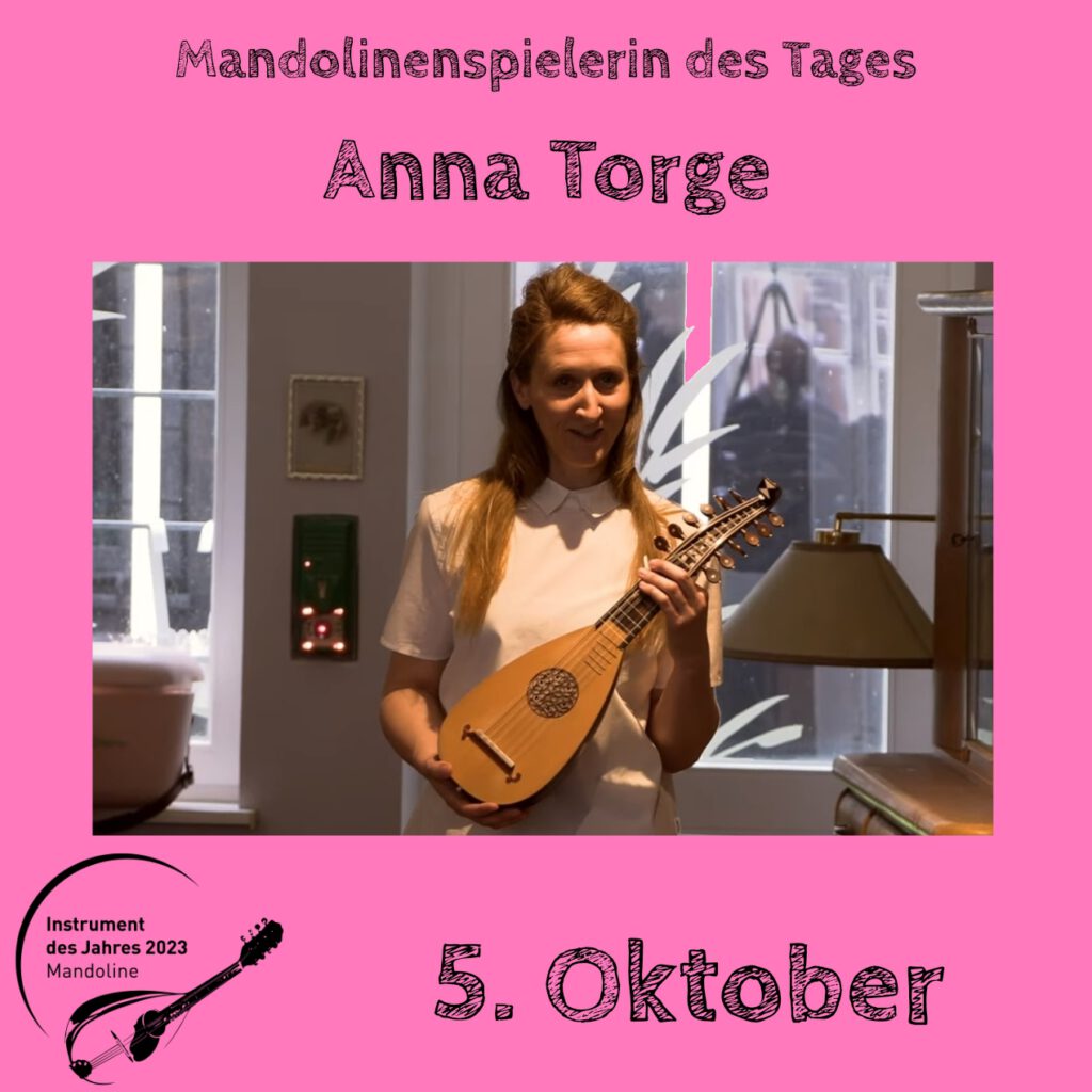 Anna Torge Mandolinenspielerin Mandolinenspieler des Tages Instrument des Jahres 2023
