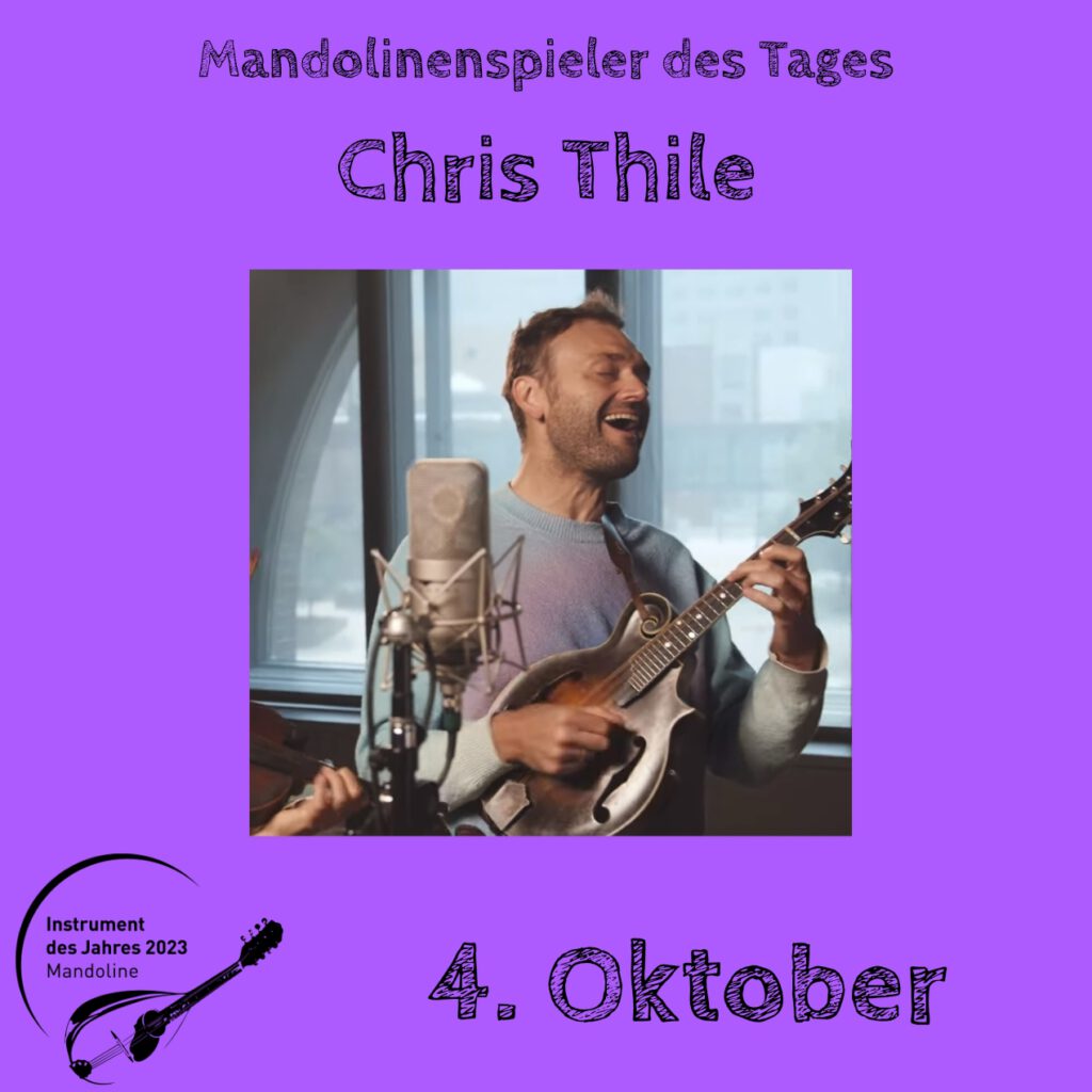 Chris Thile Mandolinenspielerin Mandolinenspieler des Tages Instrument des Jahres 2023
