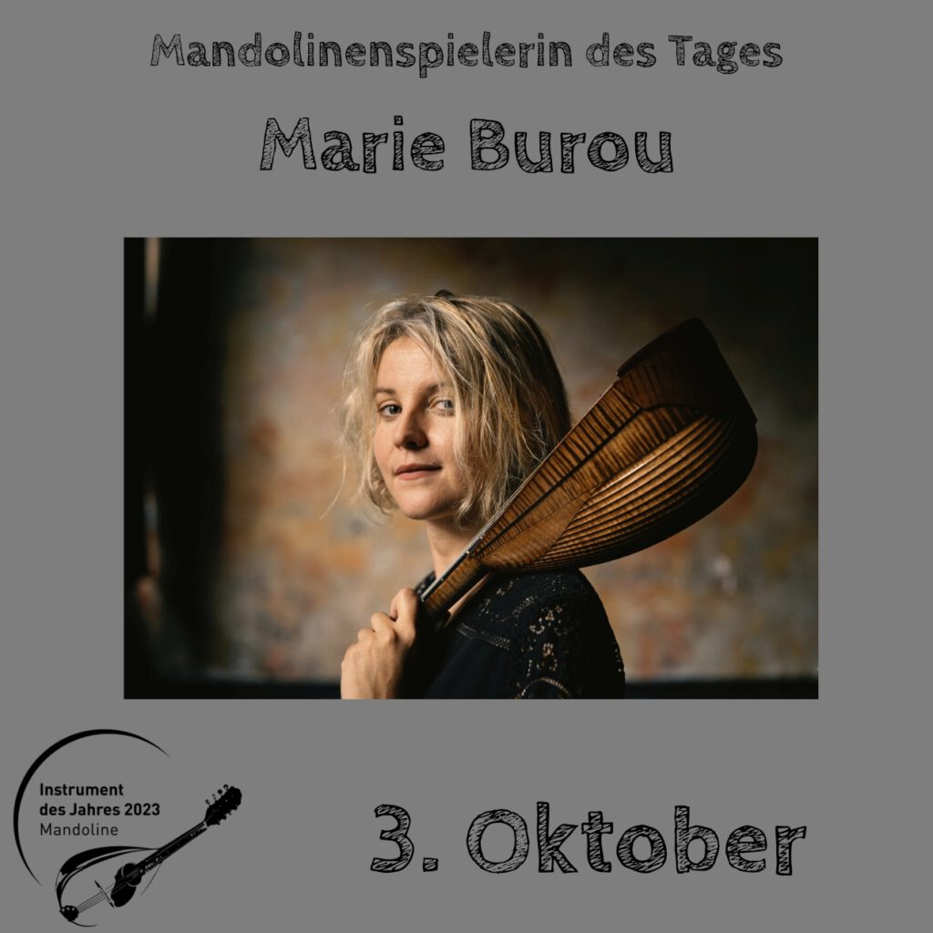 Marie Burou Mandolinenspielerin Mandolinenspieler des Tages Instrument des Jahres 2023