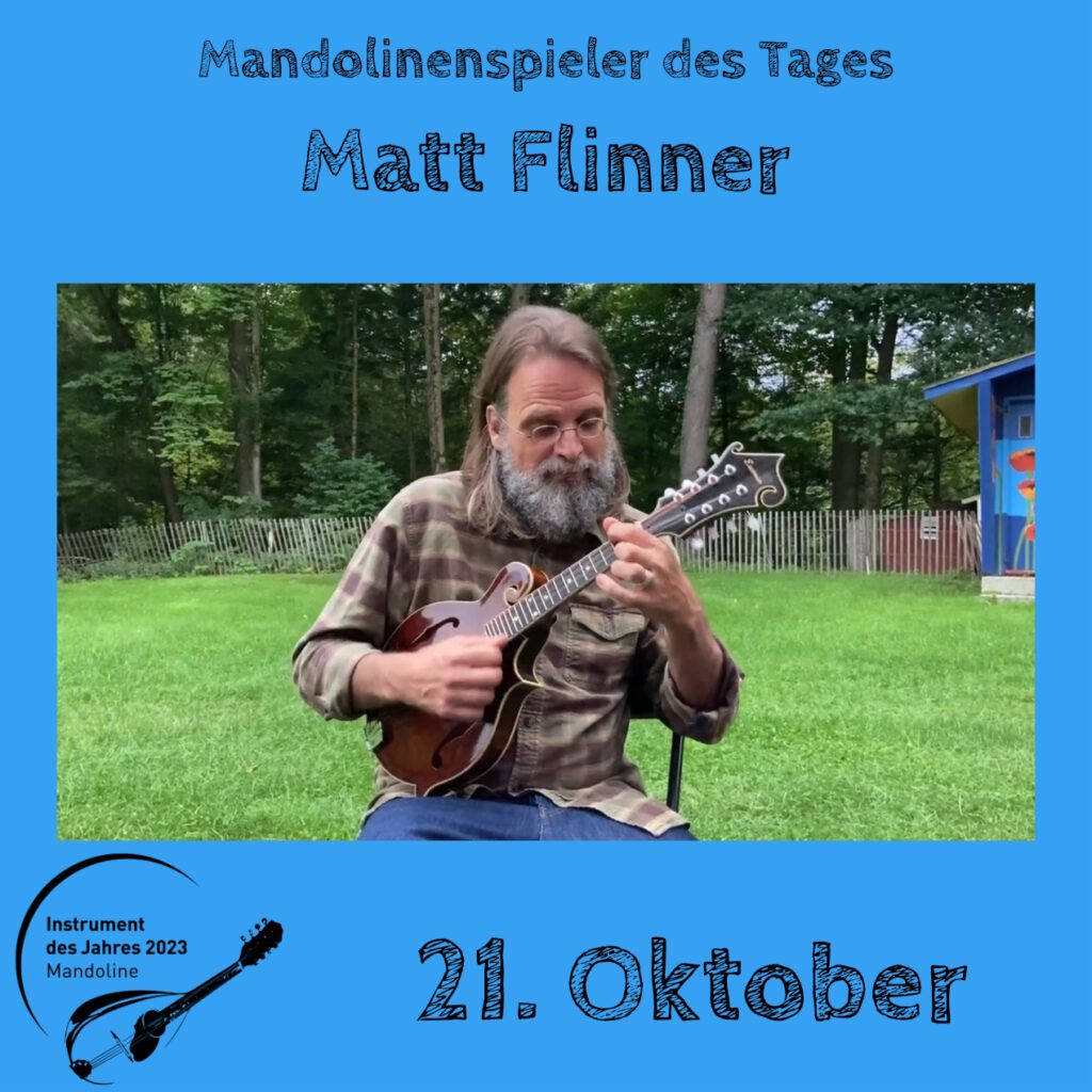 Matt Flinner Mandolinenspielerin Mandolinenspieler des Tages Instrument des Jahres 2023