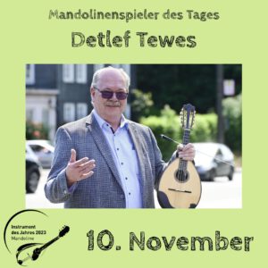 Read more about the article 10. November – Detlef Tewes