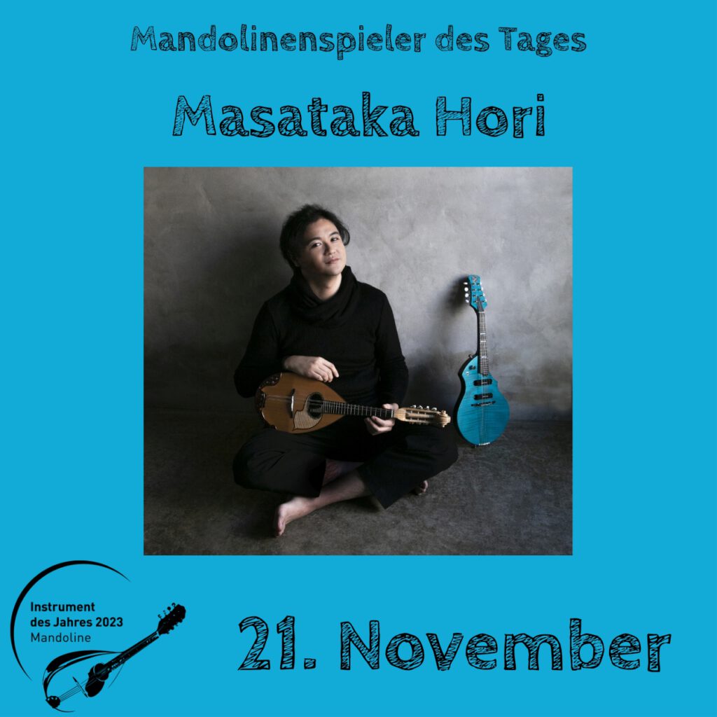 Masataka Hori Mandolinenspielerin Mandolinenspieler des Tages Instrument des Jahres 2023