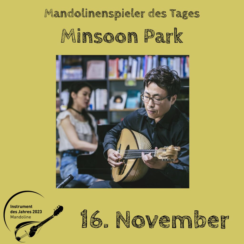 Minsoon Park Mandolinenspielerin Mandolinenspieler des Tages Instrument des Jahres 2023
