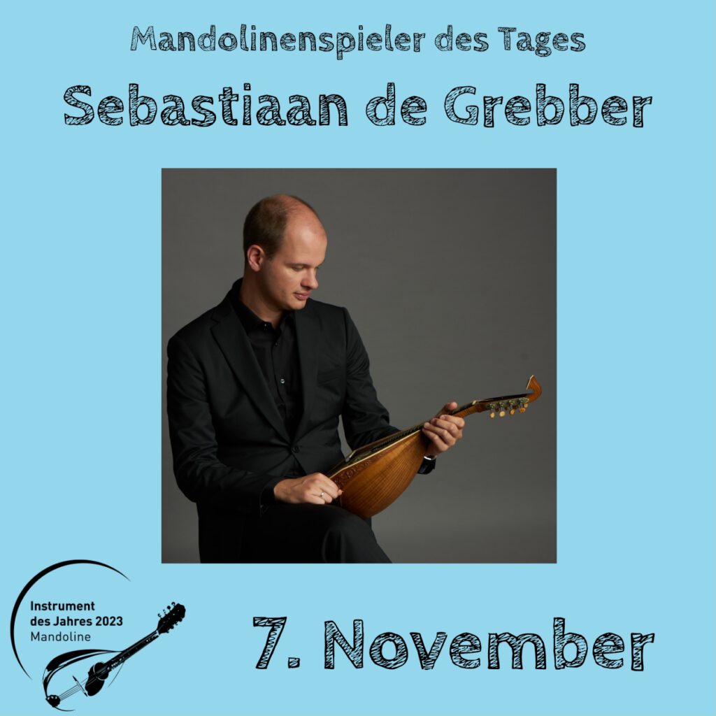 Sebastiaan de Grebber Mandolinenspielerin Mandolinenspieler des Tages Instrument des Jahres 2023
