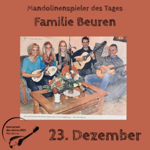 Read more about the article 23. Dezember – Familie Beuren