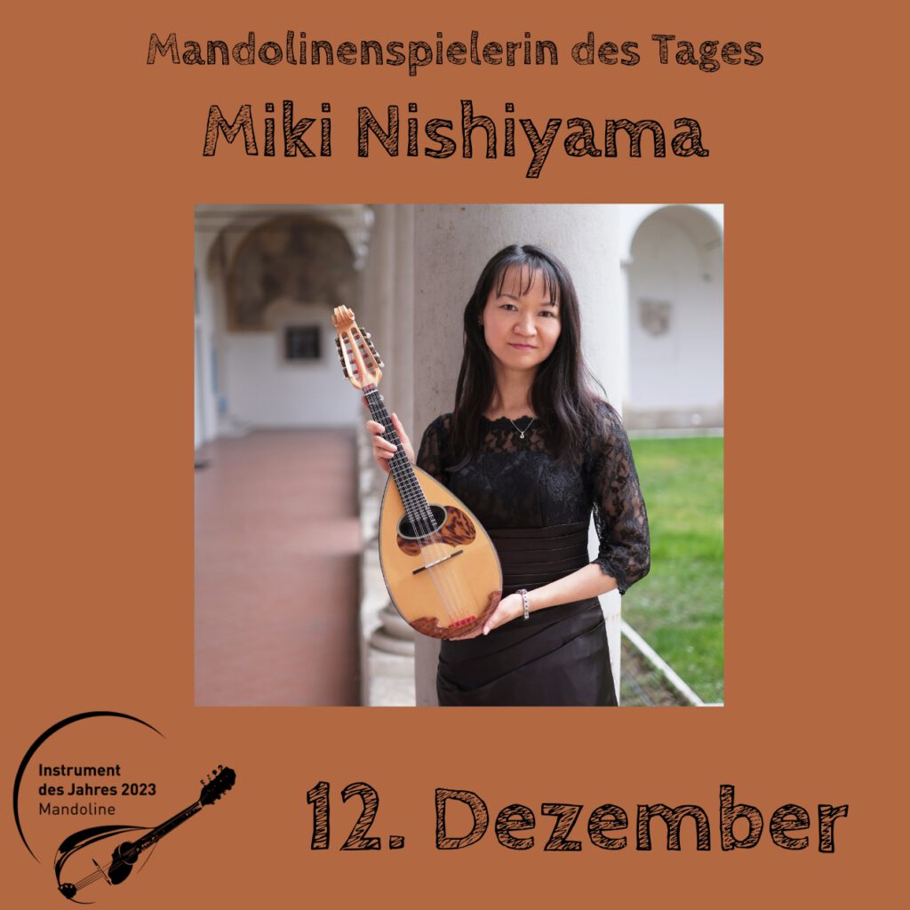 Miki Nishiyama Mandolinenspielerin Mandolinenspieler des Tages Instrument des Jahres 2023