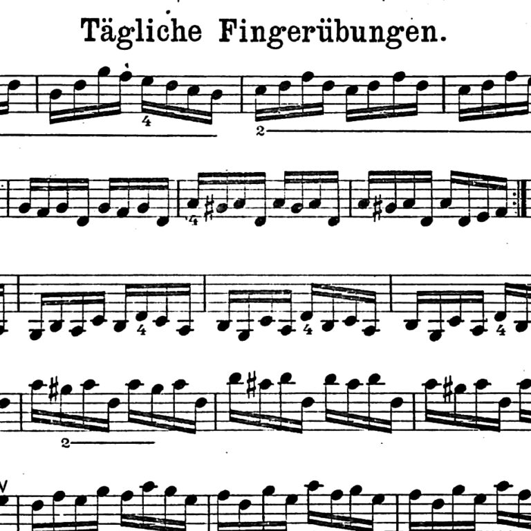 Read more about the article Theodor Ritter – Tägliche Fingerübungen
