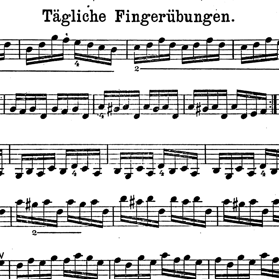 Theodor Ritter Fingerübungen